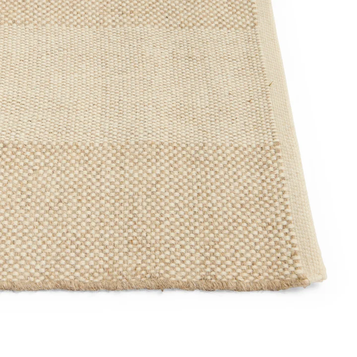 HAY - Check Teppich, sand check