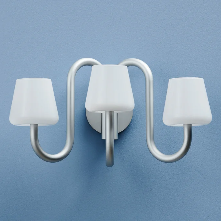 HAY - Apollo Wandleuchter, weiß opal glas