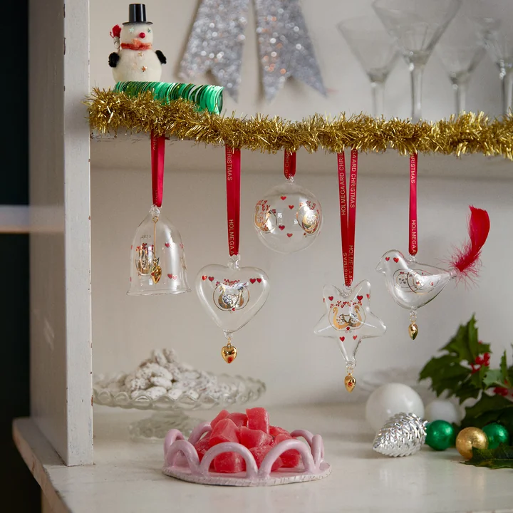 Holmegaard - Ann-Sofi Romme Christmas Bird, small / klar (2025)