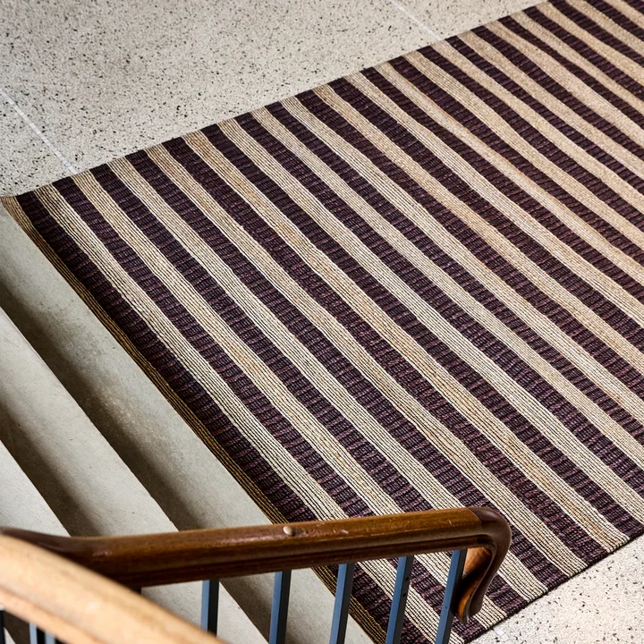 House Doctor - Block Teppich, 200 x 300 cm, Natur / braun