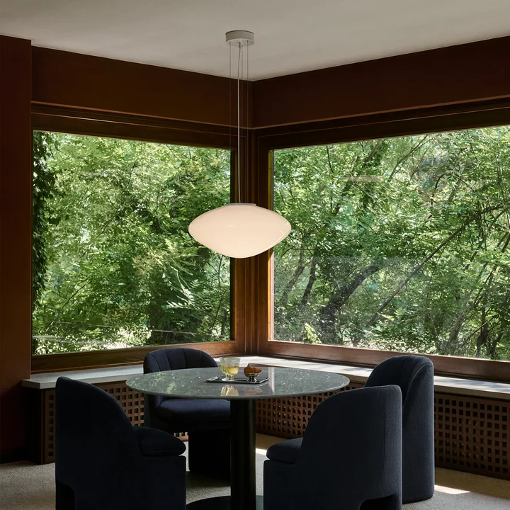 &Tradition - Mist AP20 Pendelleuchte, Ø 56 cm x H 29 cm, matt weiß