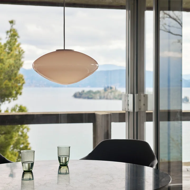 &Tradition - Mist AP20 Pendelleuchte, Ø 56 cm x H 29 cm, matt weiß