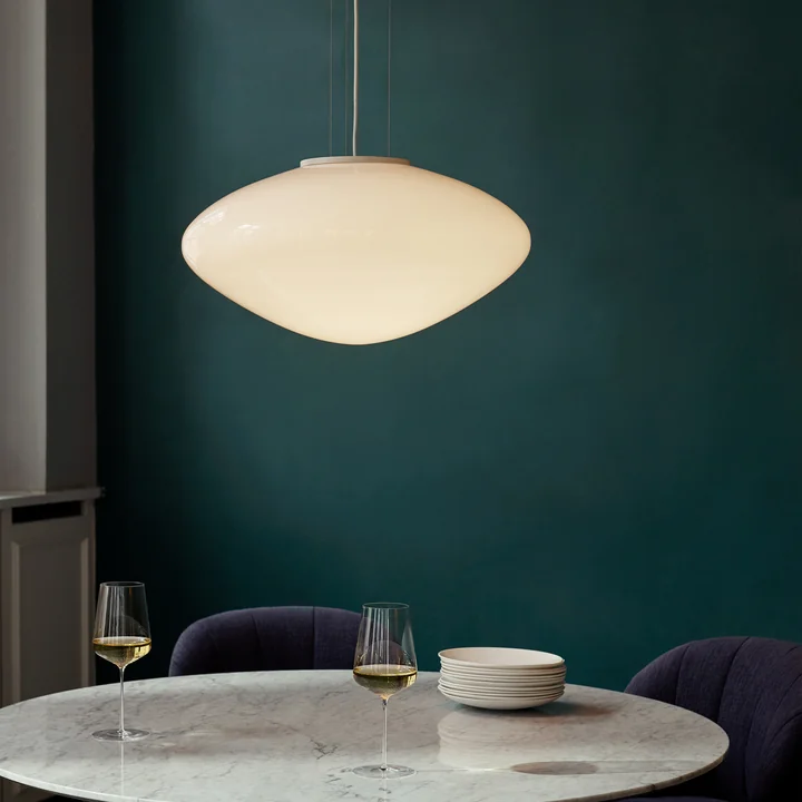 &Tradition - Mist AP20 Pendelleuchte, Ø 56 cm x H 29 cm, matt weiß