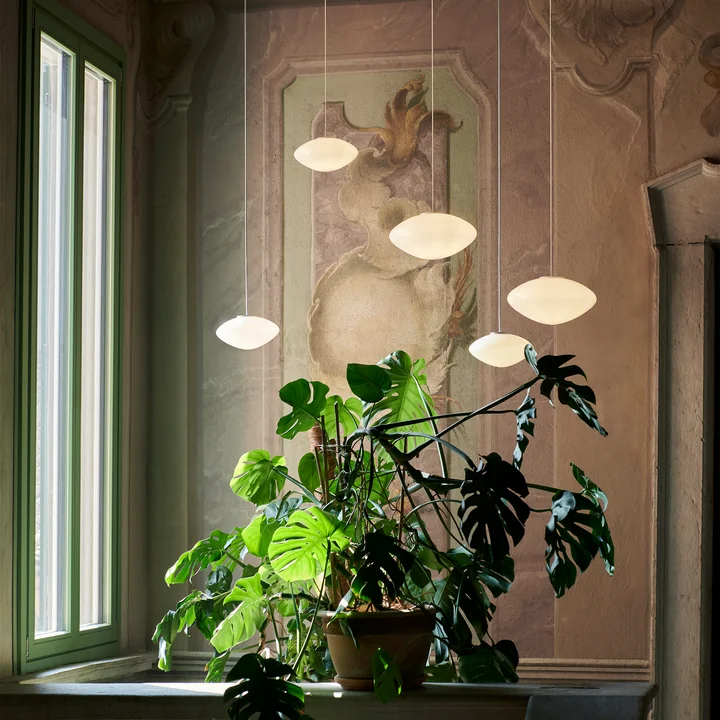 &Tradition - Mist Pendelleuchte, matt weiß