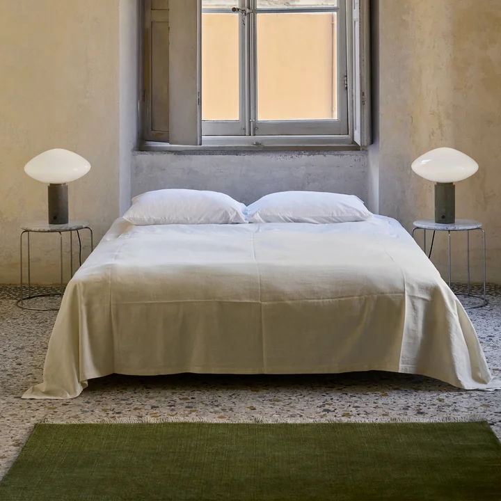 &Tradition - Wire VP11, Marmor (Bianco Carrara) und Mist AP 17 Tischleuchte