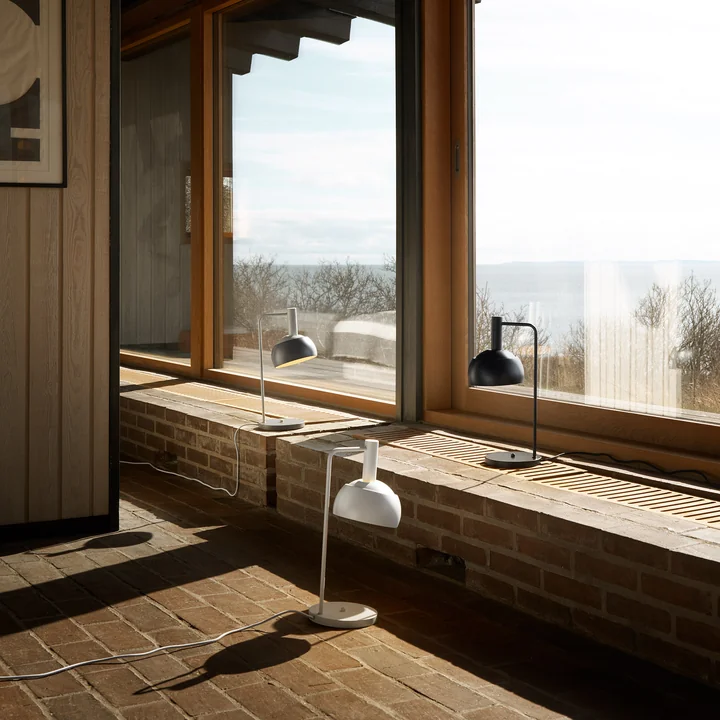 Louis Poulsen - FJ Elements Tischleuchte, weiß, grau, schwarz