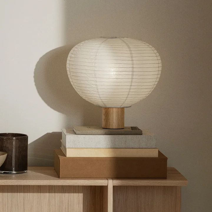 Blomus - Kami Tischleuchte, Ø 32 x 31 cm, Eiche