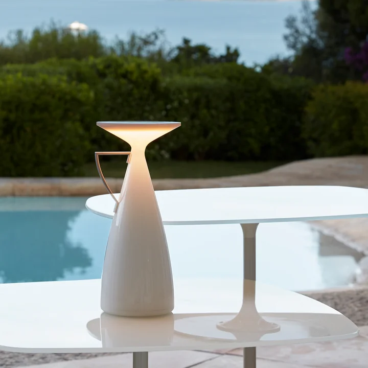 Kartell - Camomille Akku-Leuchte (LED), weiß