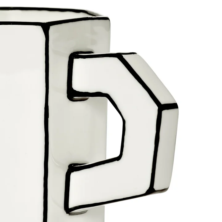 Serax - Carte Blanche Teetasse, weiß / schwarz 