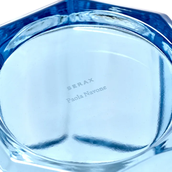 Serax - Fish & Fish Glas M, blau 