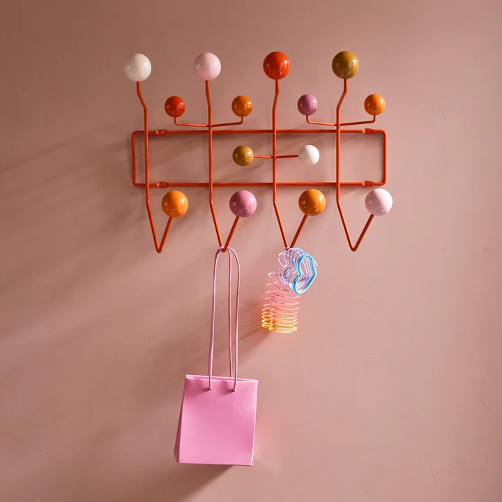 Vitra - Hang it all Garderobe, warm / rot