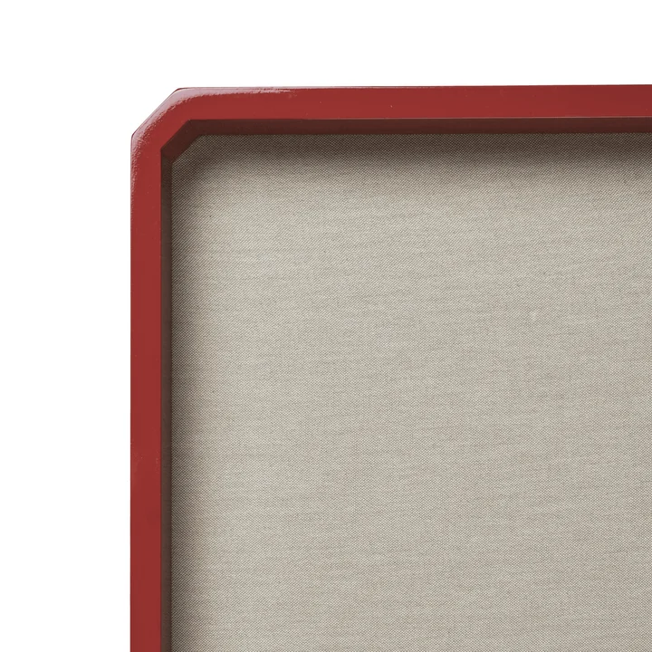 Ferm Living - Nova Pinnwand, 45 x 100 cm, picante red
