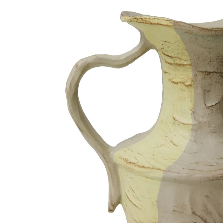 HKliving - New Classics Vase, cream stripes