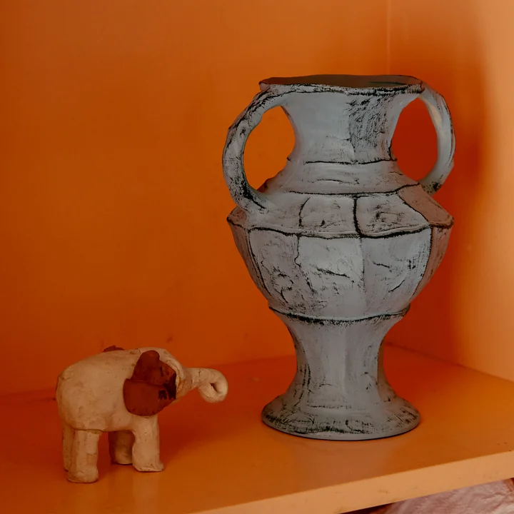 HKliving - New Classics Vase, soft blue