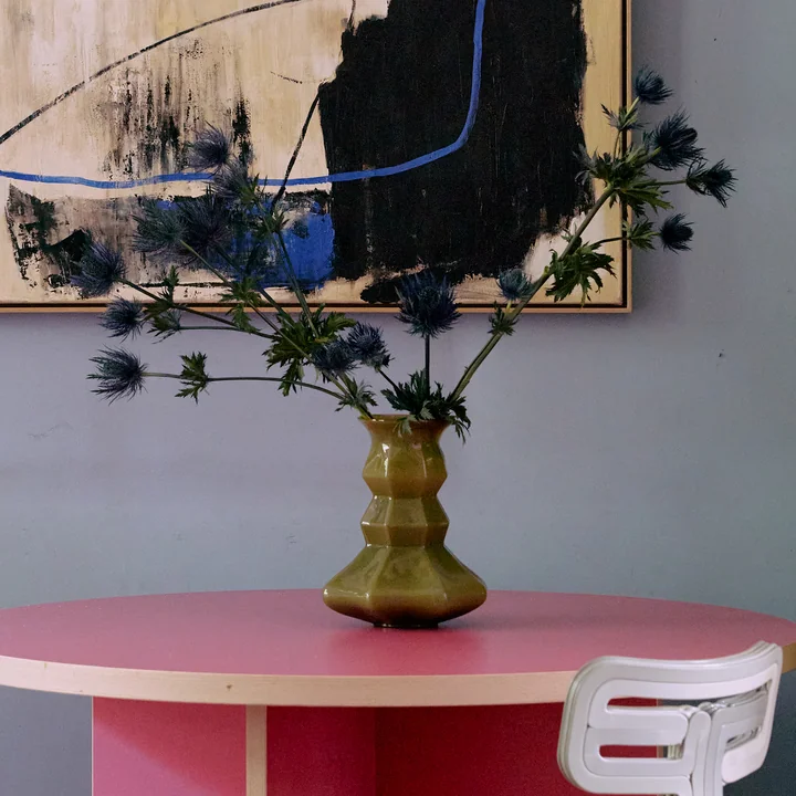 HKliving - Silhouette Glasvase, grün