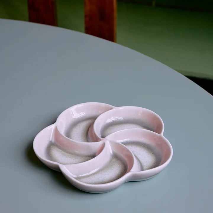 HKliving - 70's Snack-Tablett, Ø 20,3 cm, muse