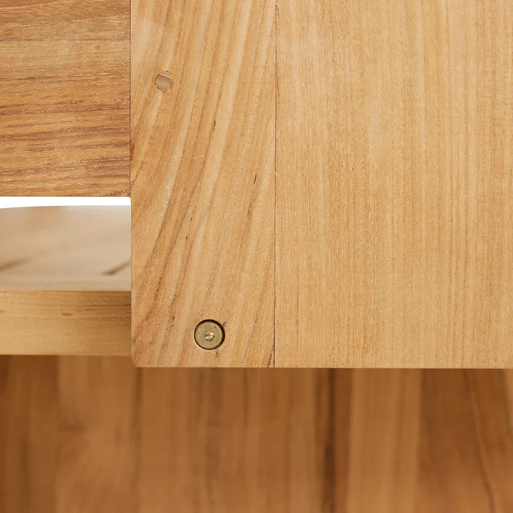 HKliving - Outdoor Teak Lounge-Sofa, Holzgestell