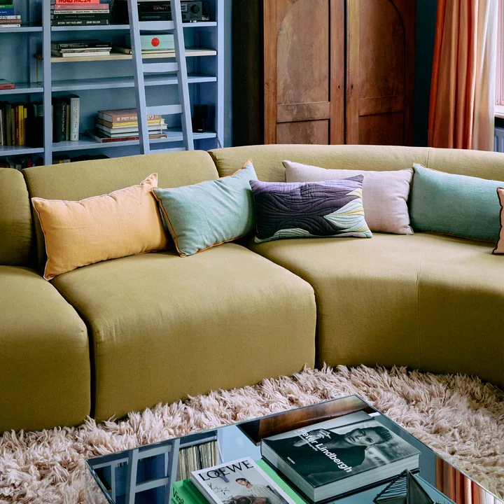 HKliving - Kissen, 50 x 30 cm, watercolours