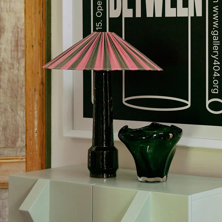 HKliving - Plisse Lampenschirm, Ø 44 cm, camellia