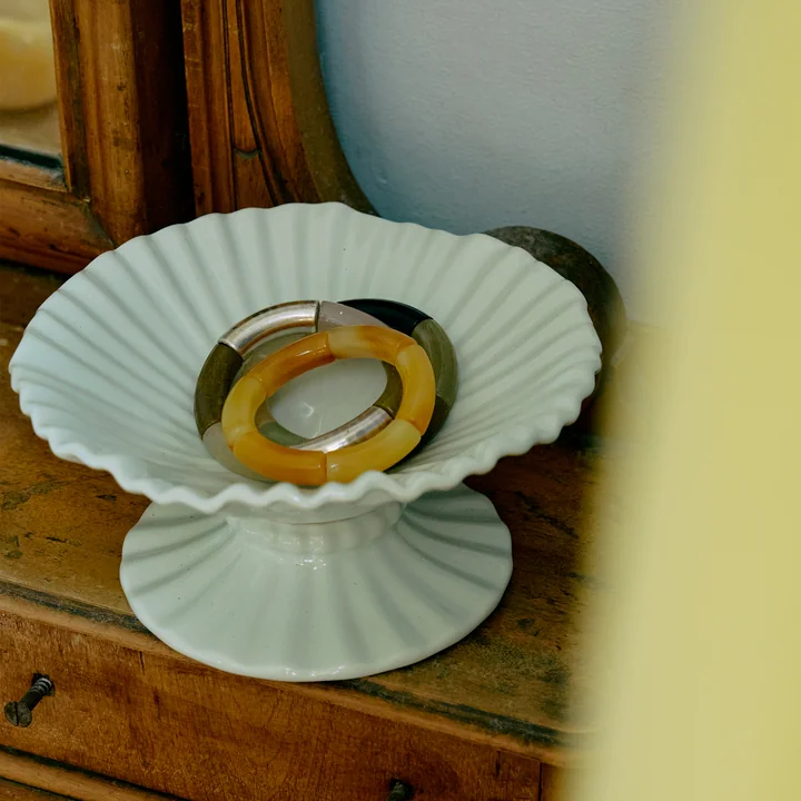 HKliving - New Classics Ribble Schale mit Fuß, medium