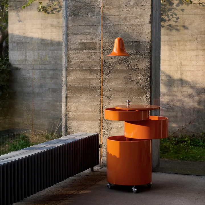 Verpan - Pantop Pendelleuchte, Ø 23 cm, vivid orange