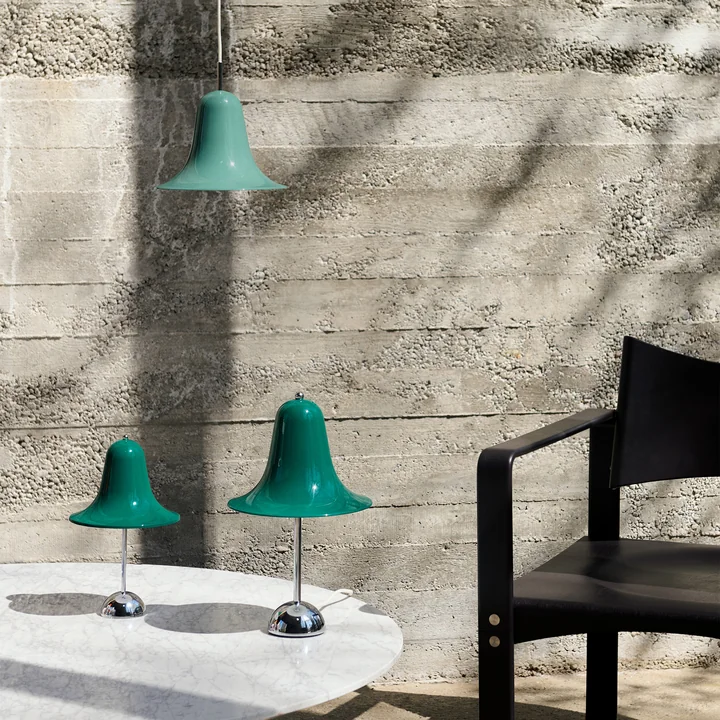 Verpan - Pantop Pendelleuchte, Ø 23 cm, light teal