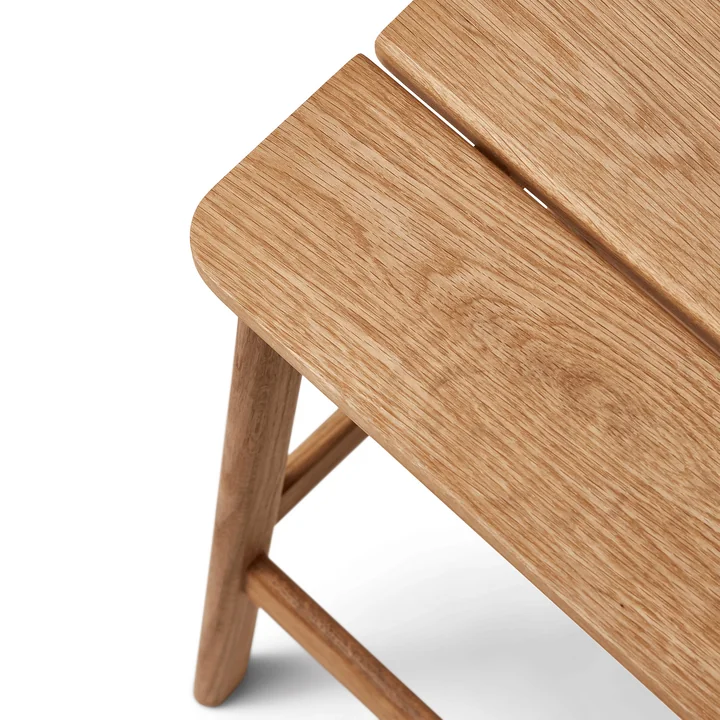 Form & Refine - Angle Barhocker H 65 cm, Eiche geölt