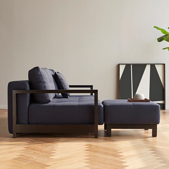 Innovation Living - Bifrost Deluxe Schlafsofa, 210 x 115 cm, dunkelblau (528 Mixed Dance)