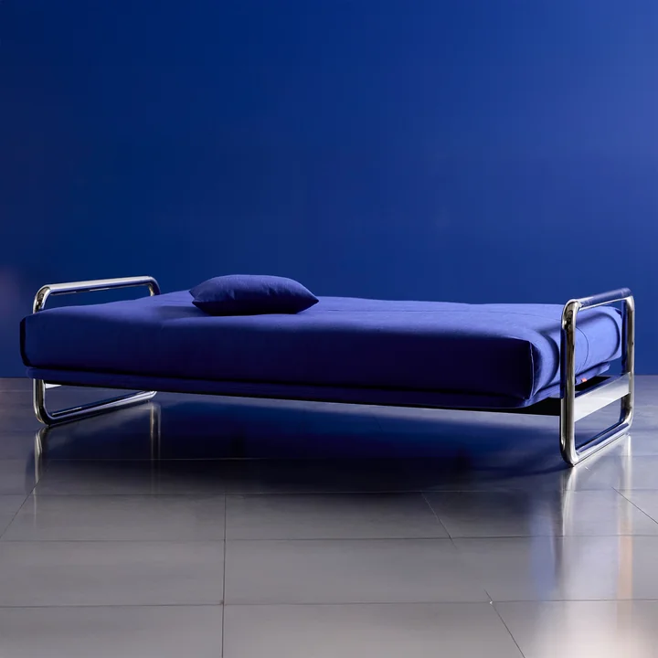 Innovation Living - Lomira Classic Schlafsofa, incl. Nordic Matratze, 140 x 200 cm (512 Elegance Ultramarine)