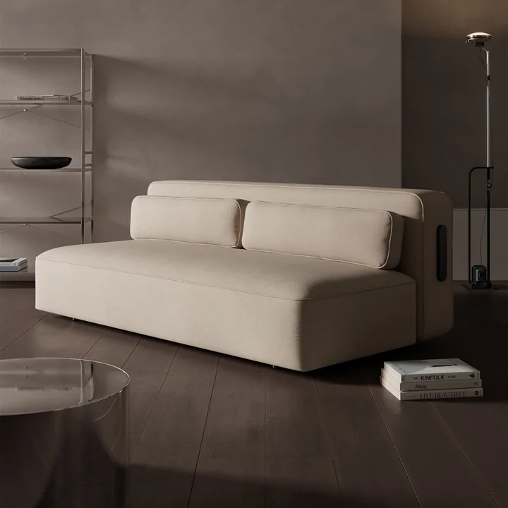 Innovation Living - Yonata Schlafsofa, 207 x 110 cm, latte (586 Phobos)