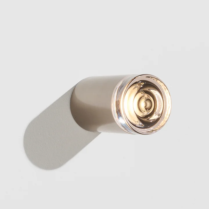 Petite Friture - Pyl LED Wandleuchte / Deckenleuchte, Small, 15,5 cm, grau