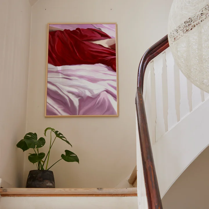 Paper Collective - Burgundy Shirt Poster, 70 x 100 cm