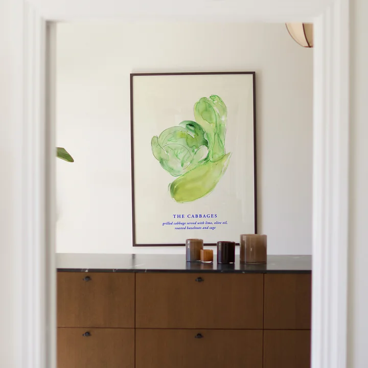 Paper Collective - The Cabbages Poster, 100 x 140 cm