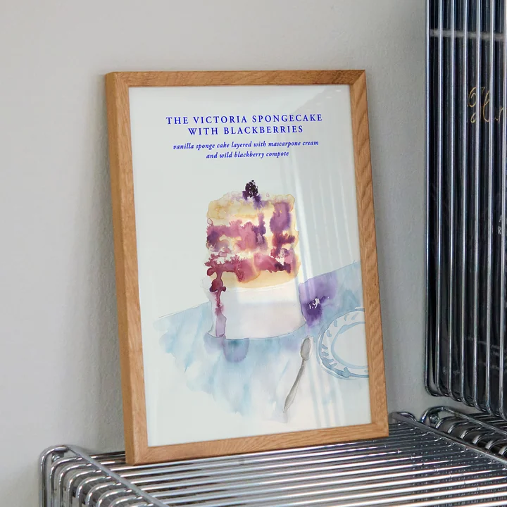 Paper Collective - The Victoria Spongecake Poster, 30 x 40 cm