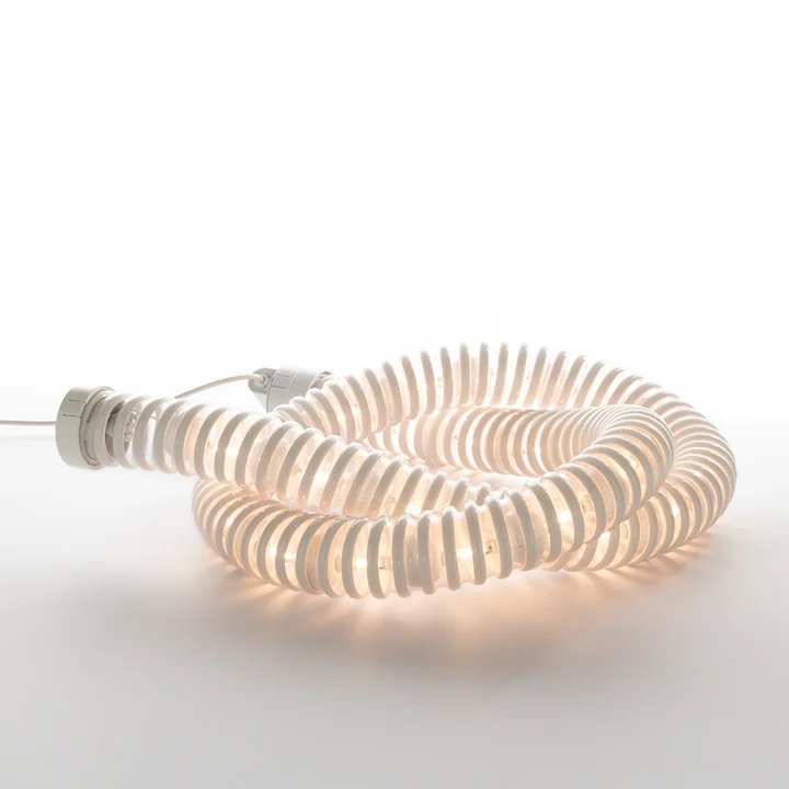 Boalum LED-Tisch- und Bodenleuchte, Ø 6 x L 200 cm, weiß von Artemide