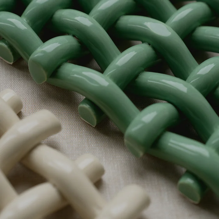 The Poster Club - Interlace 02 Wanddekoration, sea green