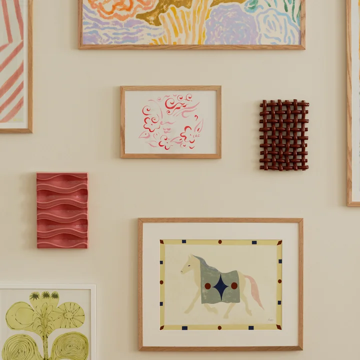 The Poster Club - Echo Relief und Interlace Wanddekoration