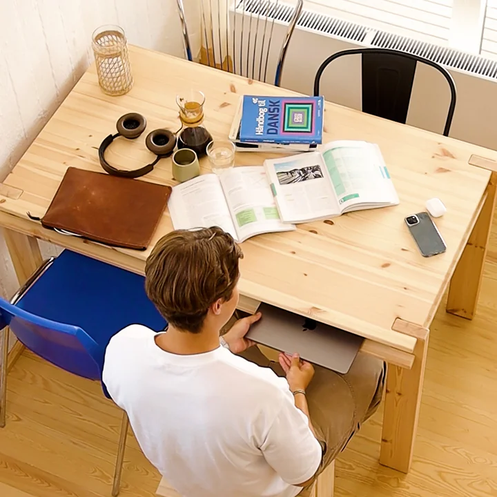 Karup Design - Tuck Esstisch, 134 x 75 cm, Kiefer natur