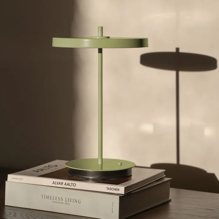 Umage - Asteria Move LED Tischleuchte, monochrom, H 30,6 cm, leaf