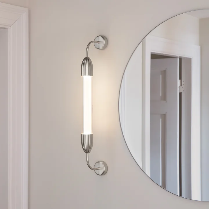 Umage - Lemon Squeeze Wandleuchte, Single, kurz, Stahl poliert