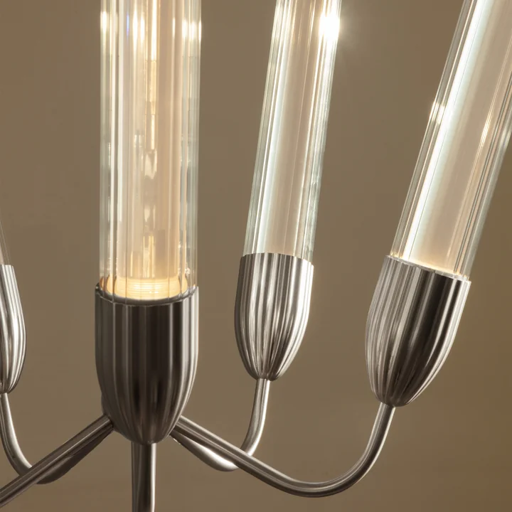 Umage - Lemon Squeeze Kronleuchter, kurz, Stahl poliert