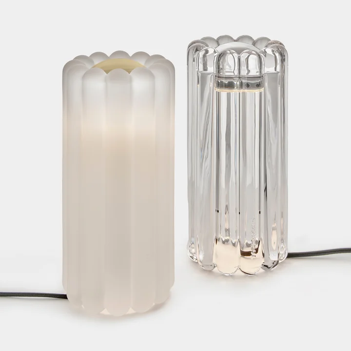 Tom Dixon - Press LED Tischleuchte, frosted und klar