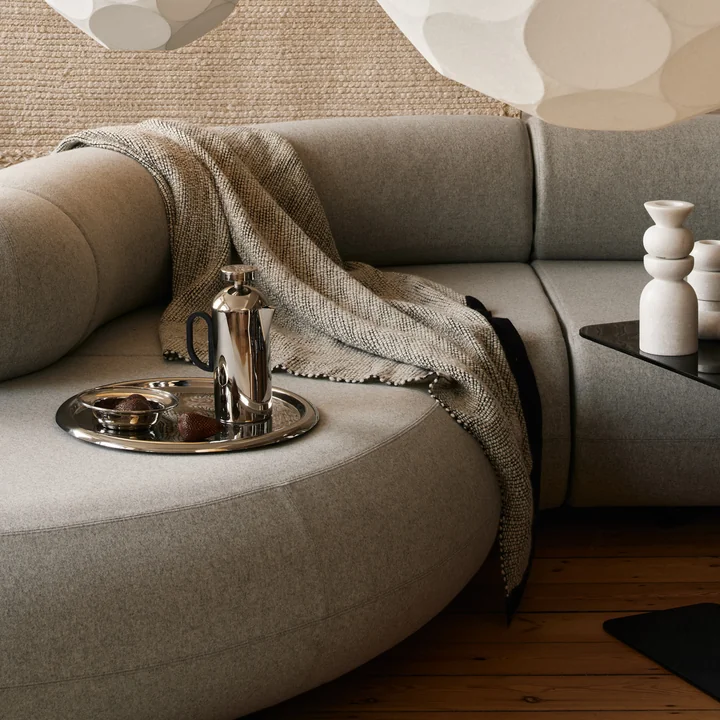 Tom Dixon - Thread Decke, 140 x 180 cm, schwarz / weiß