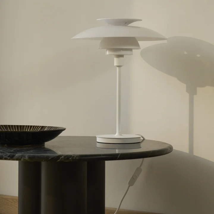 Louis Poulsen - PH80 Tischleuchte, opalweiß / weiß