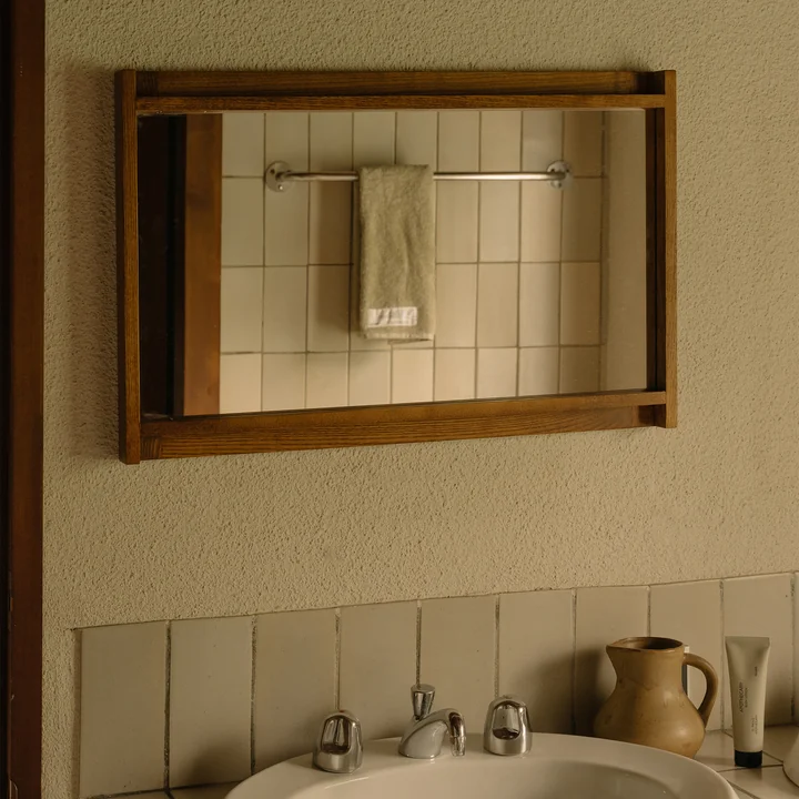 Frama - Symmetry Spiegel S, Esche honey