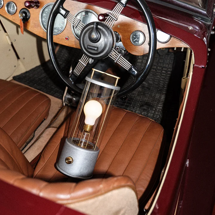 Tala - The Rugged Muse Akku-Tischleuchte, Aluminium raw