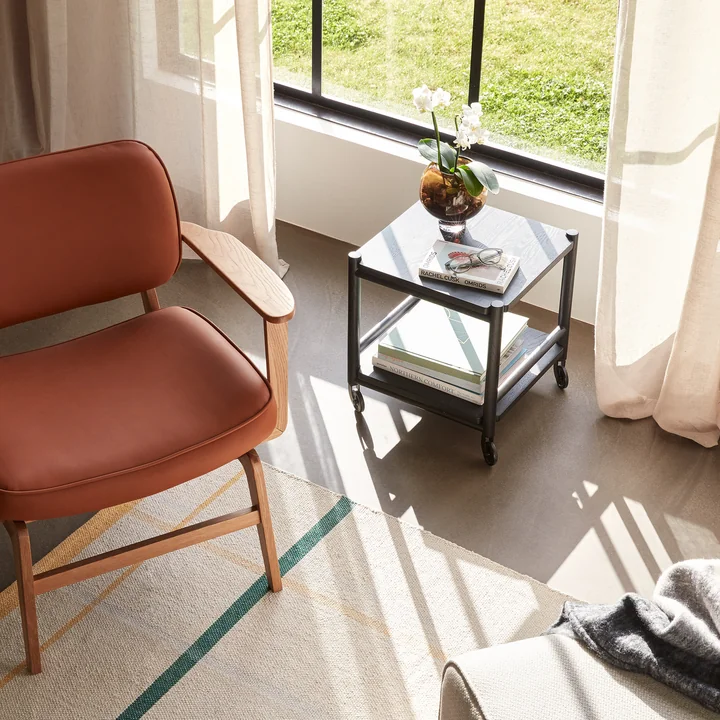 Hübsch Interior - Haze Loungestuhl, Eiche natur / braun