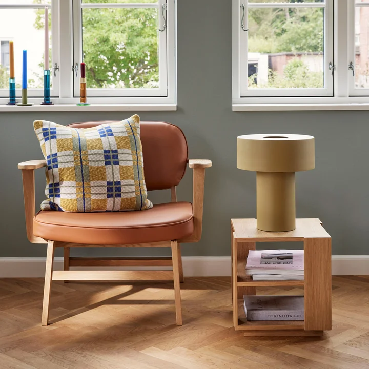 Hübsch Interior - Haze Loungestuhl, Eiche natur / braun