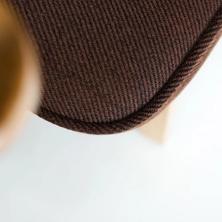 Hübsch Interior - Haze Loungestuhl, Eiche natur / dunkelbraun