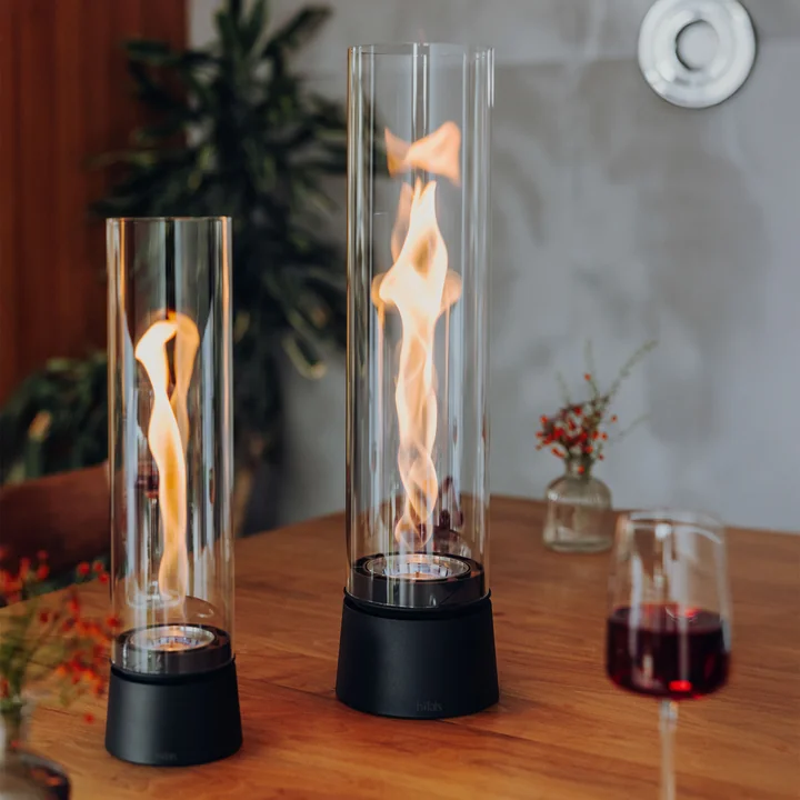 höfats - Spin air Tischfeuer 900 und 1200, matt schwarz